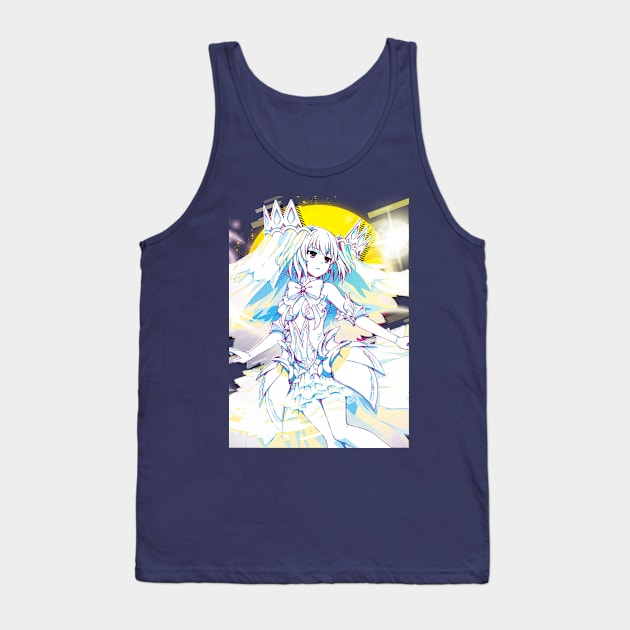 Date A Live - Origami Tobiichi Tank Top by 80sRetro